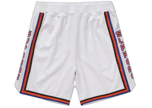 Supreme Rhinestone Basketball Short White