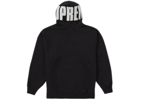 Supreme Rib Hooded Sweatshirt Black