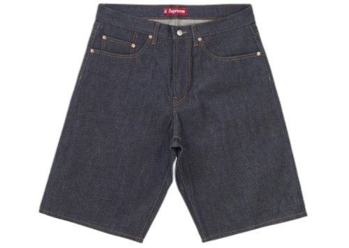 Supreme Rigid Baggy Selvedge Denim Short (SS25) Rigid Indigo