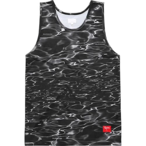 Supreme Ripple Tank Top Black