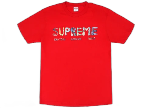 Supreme Rocks Tee Red