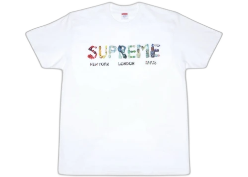 Supreme Rocks Tee White