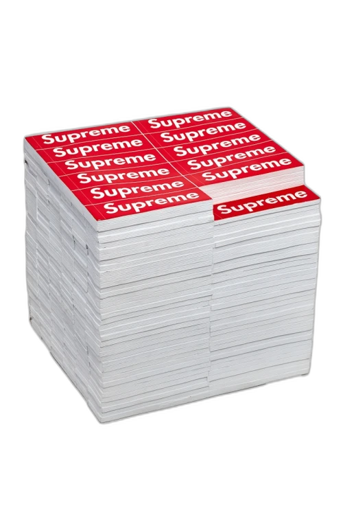 Supreme Rotary Hero Sticker Bricks Stool Side Table Red