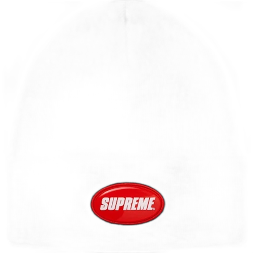 Supreme Rubber Patch Beanie Teal
