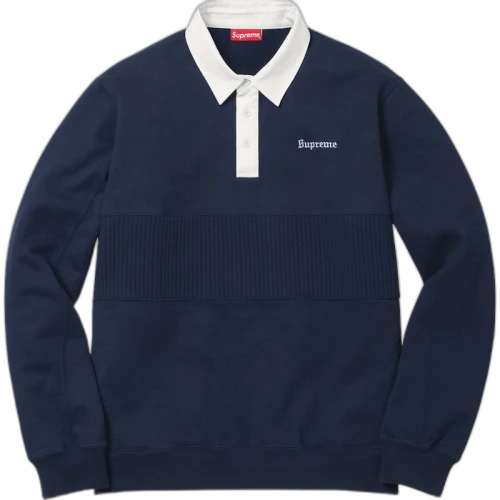 Supreme Rugby Sweatshirt Navy