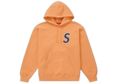 Supreme S Logo Hooded Sweatshirt (SS25) Bright Orange