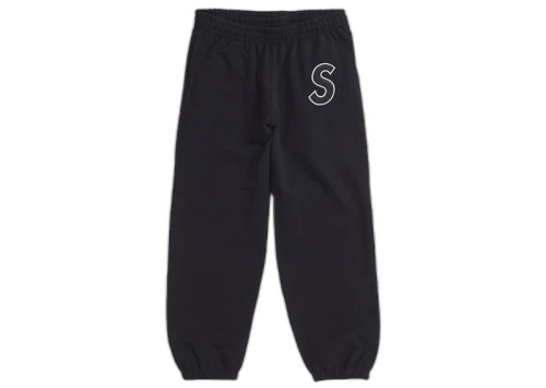 Supreme S Logo Sweatpant (SS25) Black