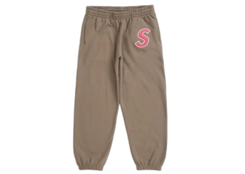 Supreme S Logo Sweatpant (SS25) Dusty Brown