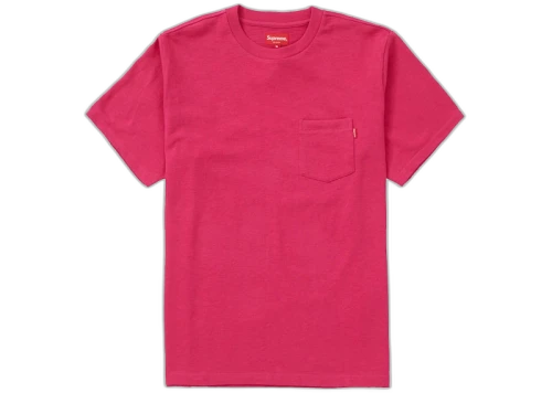 Supreme S/S Pocket Tee Magenta