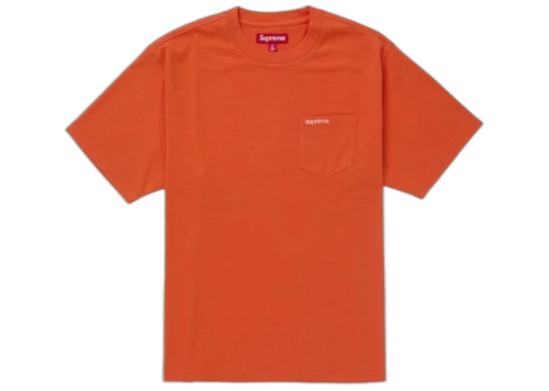 Supreme S/S Pocket Tee (SS25) Orange