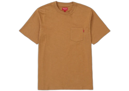 Supreme S/S Pocket Tee Tan