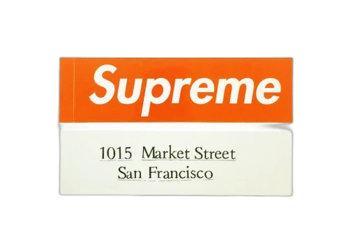 Supreme San Francisco Orange Box Logo Sticker