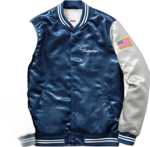 Supreme Satin Club Jacket Blue