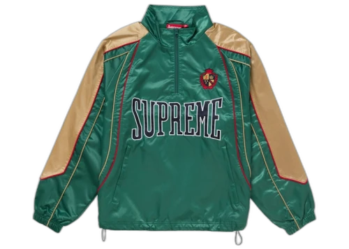 Supreme Satin Piping Pullover Green