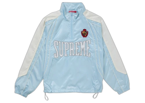 Supreme Satin Piping Pullover Light Blue