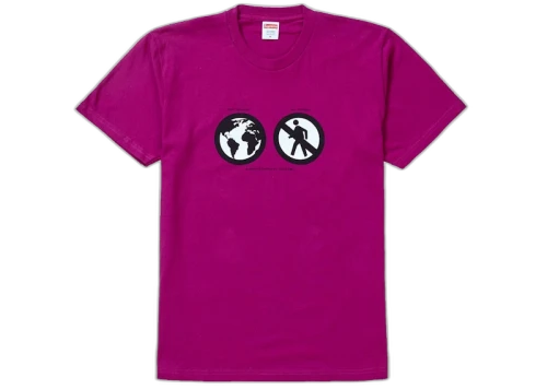 Supreme Save The Planet Tee Magenta