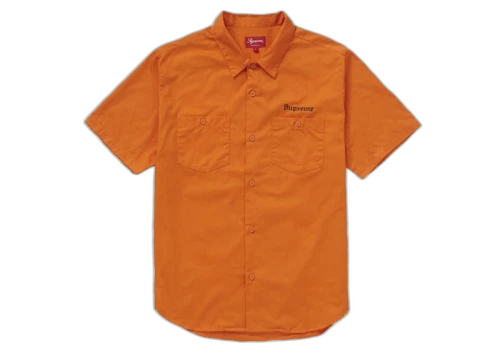 Supreme Sekintani La Norihiro Work Shirt Orange