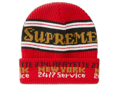 Supreme Service Beanie Red
