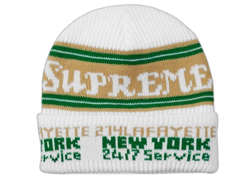Supreme Service Beanie White