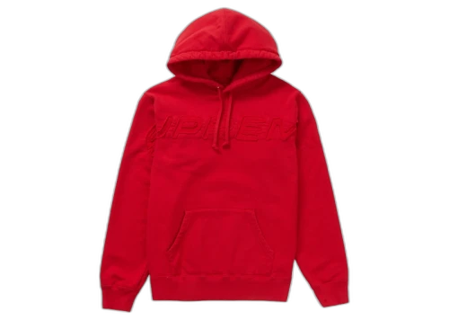 Supreme Set In Logo Hooded Sweatshirt Red