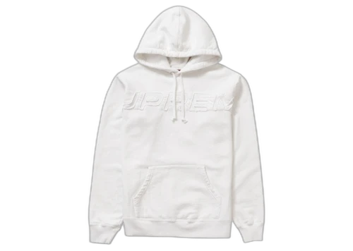 Supreme Set In Logo Hooded Sweatshirt White