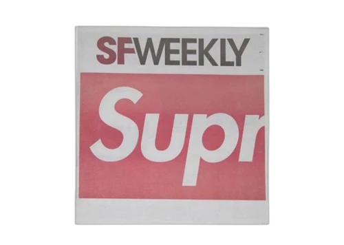 Supreme SF Weekly Newspaper Red