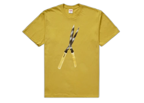Supreme Shears Tee Acid Yellow