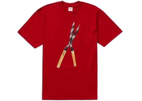 Supreme Shears Tee Red