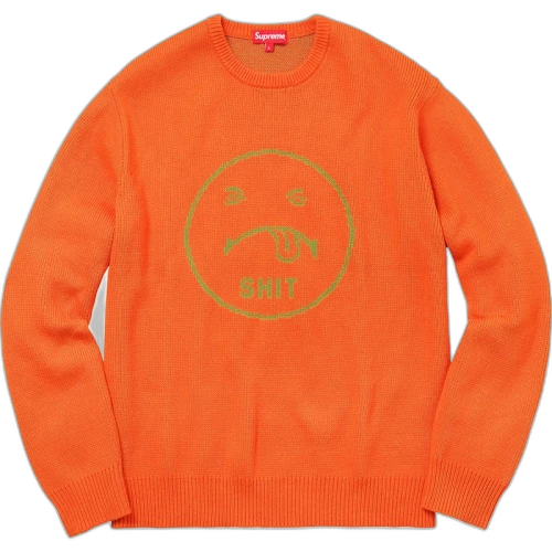 Supreme Shit Sweater Orange