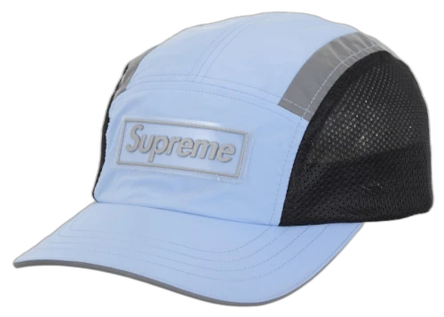 Supreme Side Mesh Camp Cap Light Blue