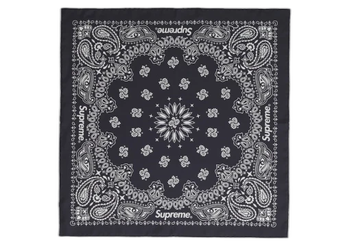 Supreme Silk Bandana Black