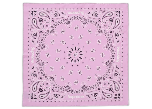 Supreme Silk Bandana Pink