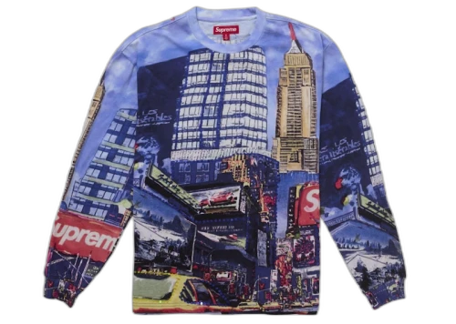 Supreme Skyline Sequin L/S Top Day