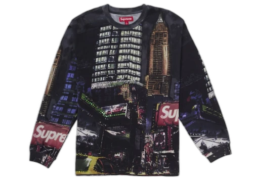 Supreme Skyline Sequin L/S Top Night