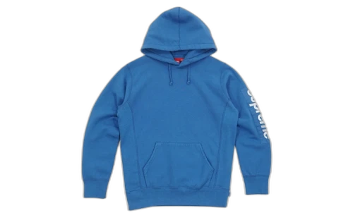 Supreme Sleeve Patch Hooded Sweatshirt Royal