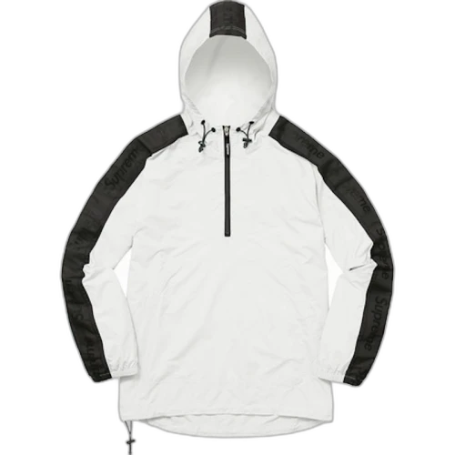 Supreme Sleeve Tape Anorak White