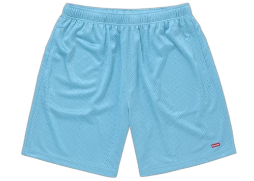 Supreme Small Box Baggy Mesh Short (SS25) Light Blue