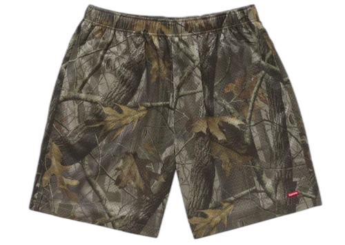 Supreme Small Box Baggy Mesh Short (SS25) Realtree Hardwoods Camo