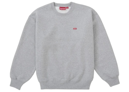 Supreme Small Box Crewneck (FW25) Ash Grey