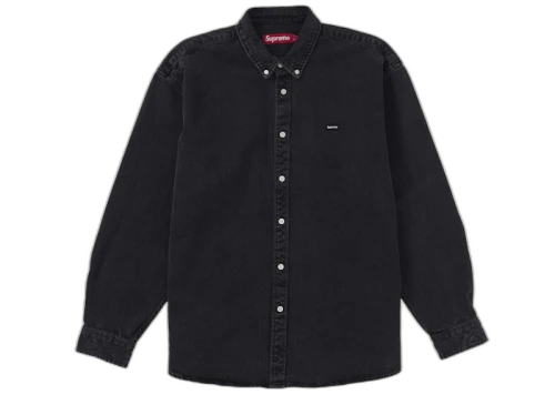 Supreme Small Box Denim Shirt (FW25) Black