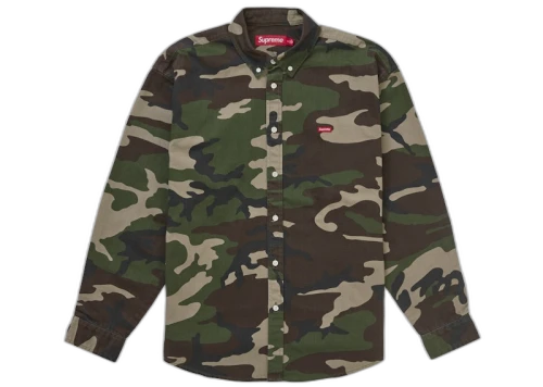 Supreme Small Box Denim Shirt (FW25) Woodland Camo