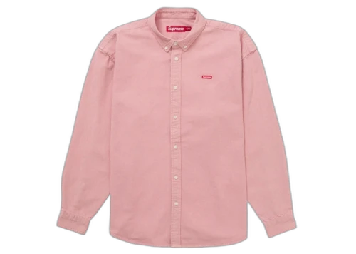 Supreme Small Box Denim Shirt Pink
