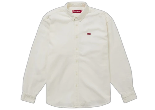 Supreme Small Box Denim Shirt White