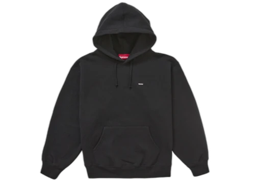 Supreme Small Box Hooded Sweatshirt (SS25) Black