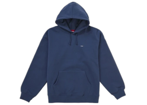 Supreme Small Box Hooded Sweatshirt (SS25) Navy