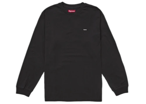Supreme Small Box L/S Tee (SS25) Black