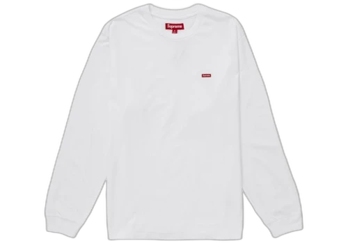 Supreme Small Box L/S Tee (SS25) White