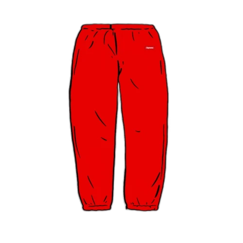 Supreme Small Box Sweatpant Red