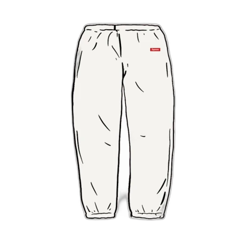 Supreme Small Box Sweatpant White