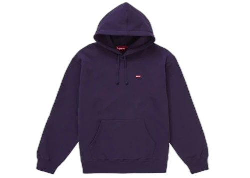 Supreme Small Box Hooded Sweatshirt (FW25) Dark Purple